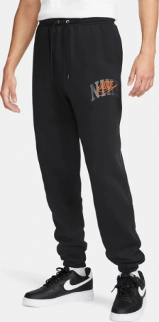 Спортивные штаны Nike M NK CLUB BB CF PANT ARCH GX черные FV4453-010