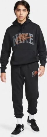 Спортивные штаны Nike M NK CLUB BB CF PANT ARCH GX черные FV4453-010