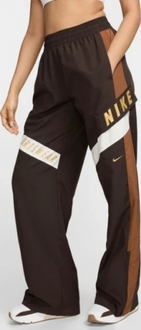 Спортивні штани жіночі Nike SPORTSWEAR HIGH-WAISTED коричнево-білі HF5957-220
