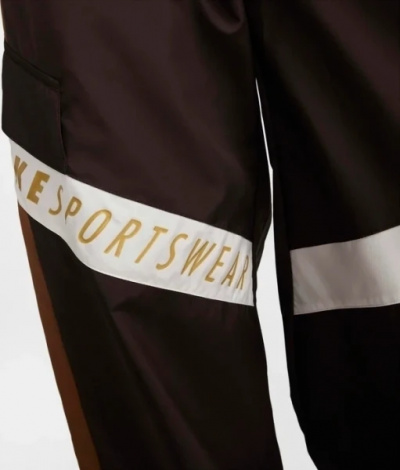 Спортивні штани жіночі Nike SPORTSWEAR HIGH-WAISTED коричнево-білі HF5957-220