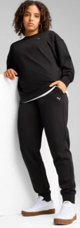 Спортивные штаны женские Puma ESSENTIALS ELEVATED черные 68501901