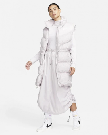 Жилетка жіноча Nike W NSW ESSNTL ECDWN GS VEST світло-фіолетова FB8794-019