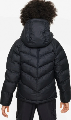 Куртка підліткова Nike SPORTSWEAR SYNTHETIC FILL HOODED JACKET чорна FN7730-010