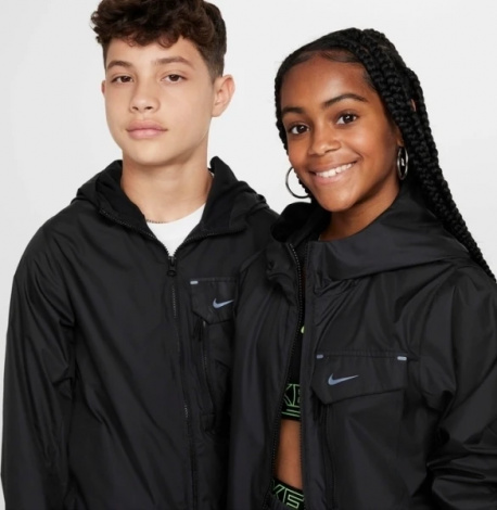 Куртка подростковая Nike K NSW CITY UTILITY JACKET черная FZ4905-010