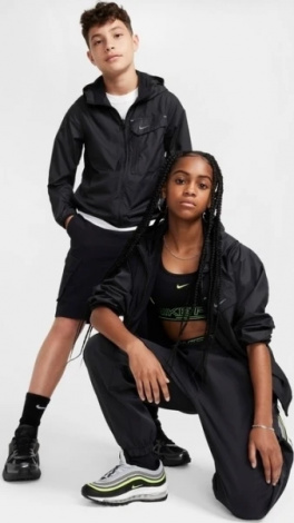 Куртка подростковая Nike K NSW CITY UTILITY JACKET черная FZ4905-010