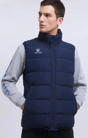 Жилетка зимова Kelme COTTON VEST темно-синя 8161MJ1001.9416
