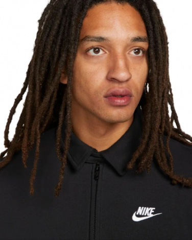 Куртка Nike M NK CLUB BB HARRINGTON JKT чорна DX0539-010