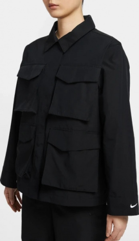 Куртка жіноча Nike SPORTSWEAR ESSENTIALS WOVEN CARGO JACKET чорна HJ1007-010