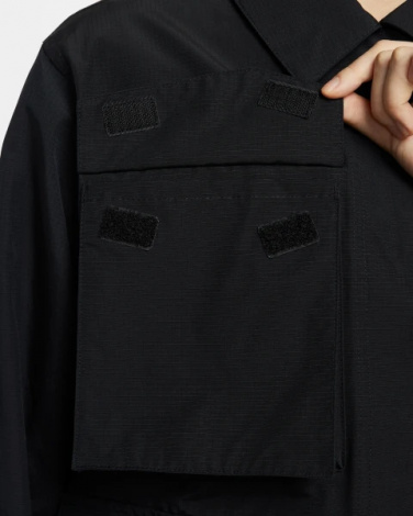 Куртка жіноча Nike SPORTSWEAR ESSENTIALS WOVEN CARGO JACKET чорна HJ1007-010