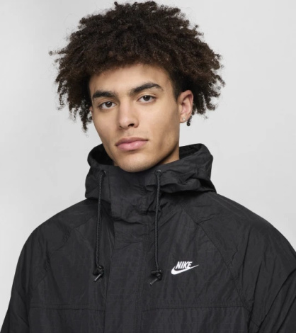 Ветровка Nike M NK CLUB BANDON JKT черная FN3108-010