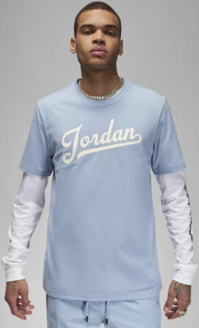 Футболка Nike AIR JORDAN FLIGHT MVP блакитна FN5958-436