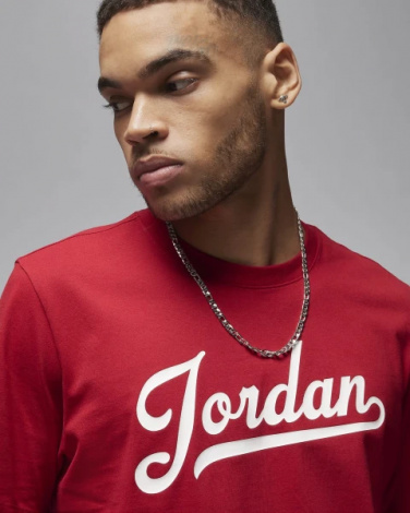 Футболка Nike MJ FLT MVP WM SS CREW червона FN5958-687