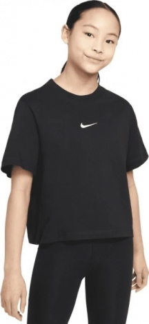 Футболка підліткова Nike G NSW TEE ESSNTL SS BOXY чорна DH5750-010