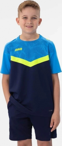 Футболка дитяча Jako ICONIC темно-синьо-жовто-синя 6124-914