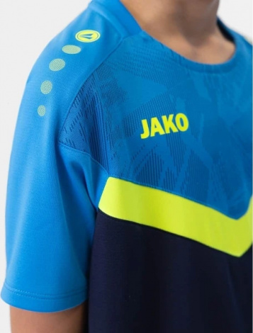 Футболка дитяча Jako ICONIC темно-синьо-жовто-синя 6124-914