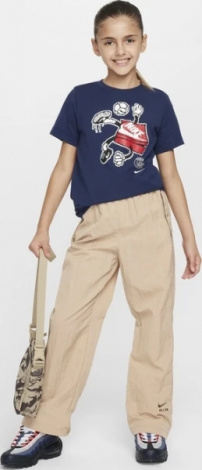 Футболка підліткова Nike PSG U NK CHARACTER TEE темно-синя FZ0166-410
