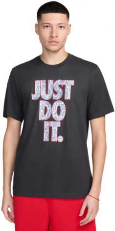 Футболка Nike M NSW TEE 12MO JDI SP24 темно-сіра FQ3796-070