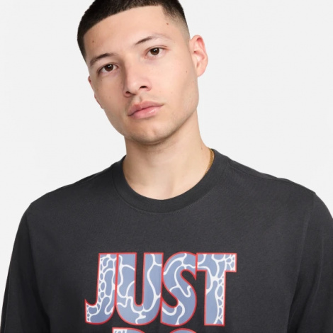 Футболка Nike M NSW TEE 12MO JDI SP24 темно-сіра FQ3796-070