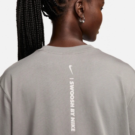 Футболка женская Nike W NSW TEE BF GLS серая FZ4634-029