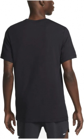 Футболка Nike U NK DF TEE TRAIL FS чорна DX2183-010