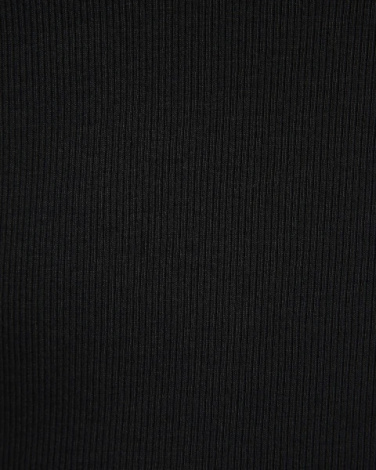 Футболка жіноча Nike W NSW CHLL KNT MRIB SS TOP чорна FN3664-010
