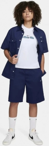 Футболка жіноча Nike U NK SB TEE LOGO BOXY біла FV4465-100