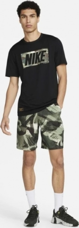 Футболка Nike DRI-FIT FITNESS T-SHIRT чорна FQ3885-010