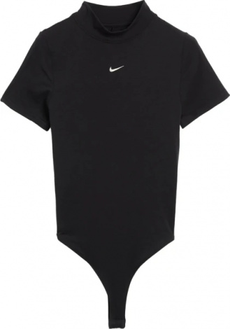 Боди женское Nike W NSW NK CHLL KNT SS BDYST черное FV8994-010