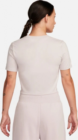 Футболка жіноча Nike W NSW TEE ESSNTL SLIM CRP LBR світло-фіолетова FB2873-019