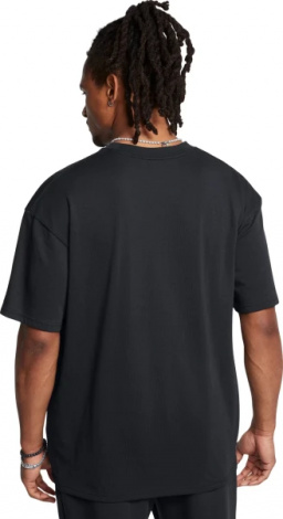 Футболка Under Armour HEAVYWEIGHT SM BOX OVERSIZED чорна 1386803-001