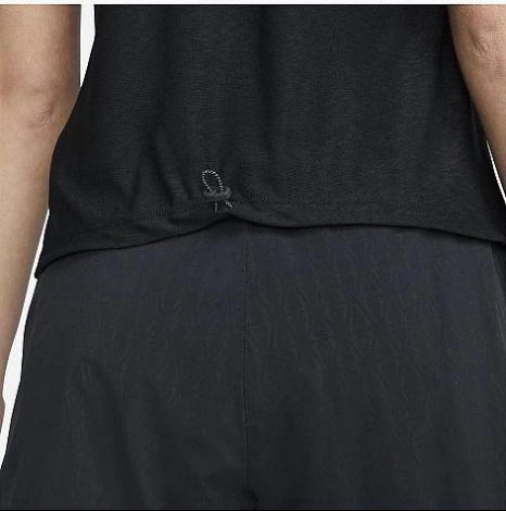 Футболка жіноча Nike W NK AIR DF SS TOP чорна DM7543-010