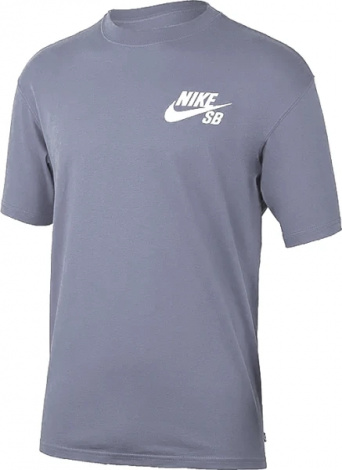 Футболка Nike M NK SB TEE LOGO LBR сіра DC7817-003