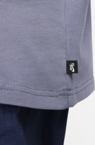 Футболка Nike M NK SB TEE LOGO LBR сіра DC7817-003