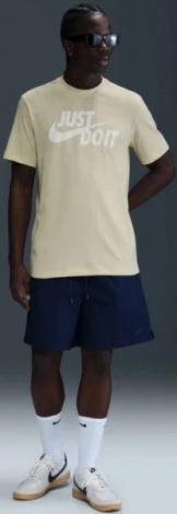 Футболка Nike JUST DO IT SWOOSH бежева AR5006-229
