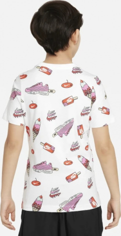 Футболка підліткова Nike K NSW TEE KC2.3 SOLE FOOD біла FV5418-100