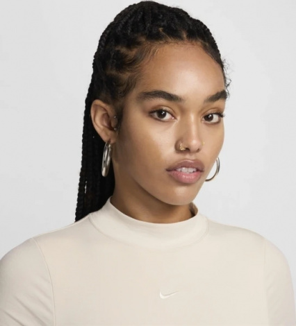 Боді жіноче Nike W NSW NK CHLL KNT SS BDYST бежевий FV8994-104