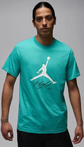 Футболка Nike JORDAN JUMPMAN FLIGHT HBR TEE бірюзова AO0664-392