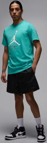 Футболка Nike JORDAN JUMPMAN FLIGHT HBR TEE бірюзова AO0664-392