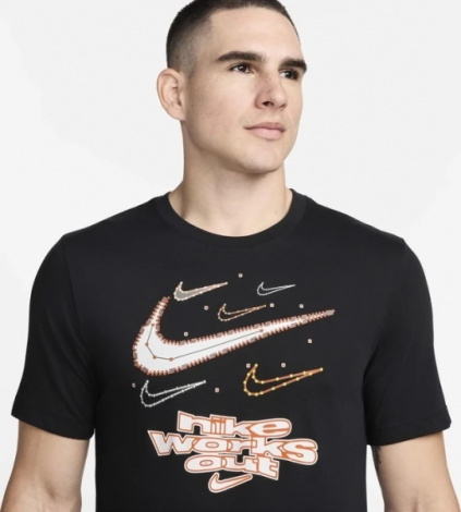 Футболка Nike NK DF TEE IYKYK SU24 чорна FV8372-010