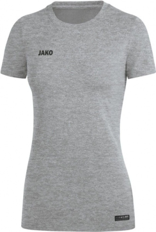 Футболка женская Jako PREMIUM BASICS светло-серая 6129-40