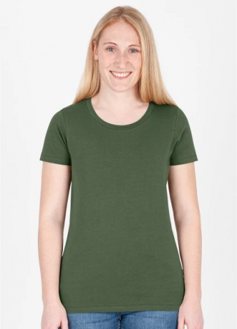 Футболка женская Jako ORGANIC STRETCH хаки C6121-240