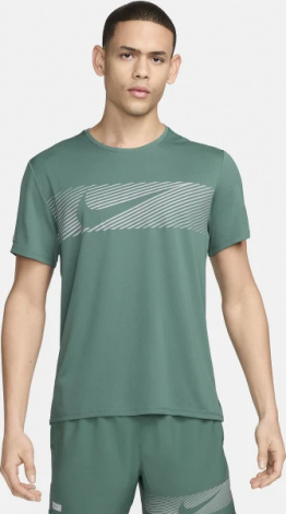 Футболка Nike M NK FLASH MILER TOP зелена FN3051-361