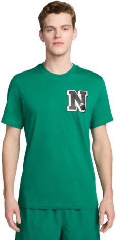 Футболка Nike M NSW TEE CLUB SSNL LBR зелена FV3772-365