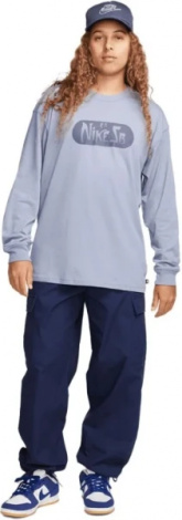 Лонгслів Nike U NK SB TEE LS M90 BRND RD OC блакитний FQ3715-493