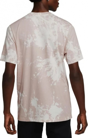 Футболка Nike NK DF TEE RUN DIVISN AOP бежево-біла DZ2729-030