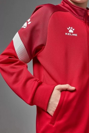 Олимпийка (мастерка) детская Kelme WARRIOR красная 8061WT3002.9600