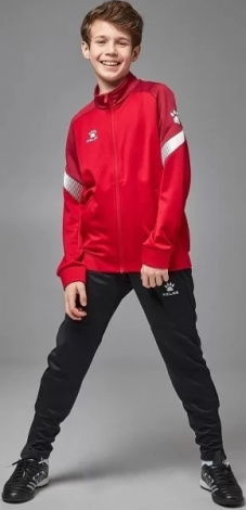 Олимпийка (мастерка) детская Kelme WARRIOR красная 8061WT3002.9600