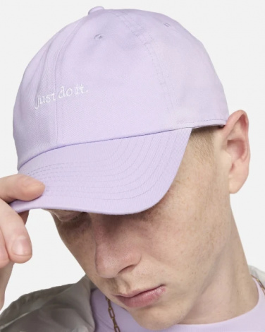 Кепка Nike U NK CLUB CAP U CB JDI L сиреневая FB5370-512