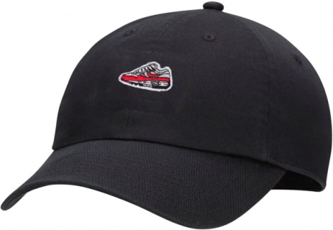 Кепка Nike U NK CLUB CAP U CB ARMX PTCH L черная FN4402-010
