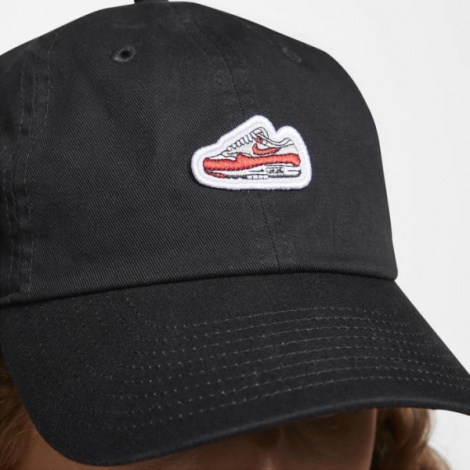 Кепка Nike U NK CLUB CAP U CB ARMX PTCH L черная FN4402-010